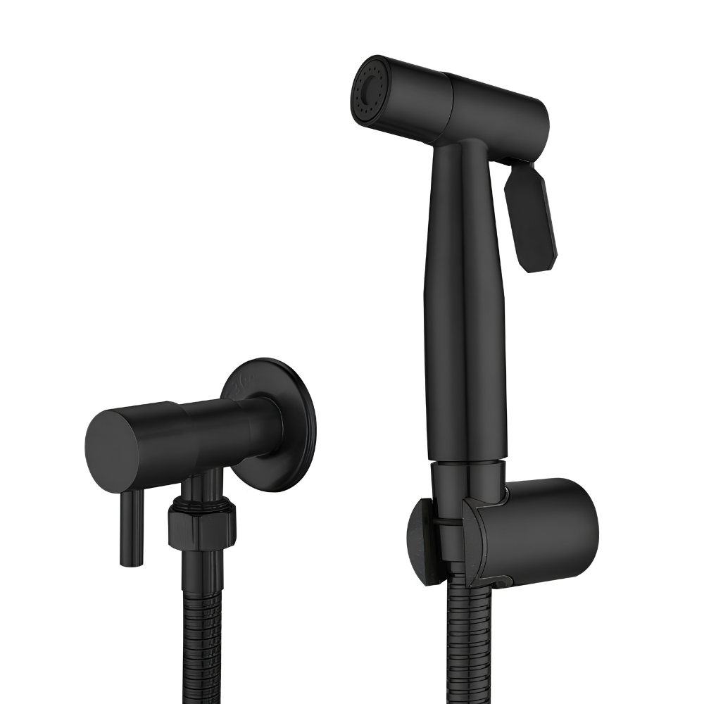 304 Stainless Steel Muslim Shower Set with Holder & Hose – High Pressure Toilet Bidet Sprayer