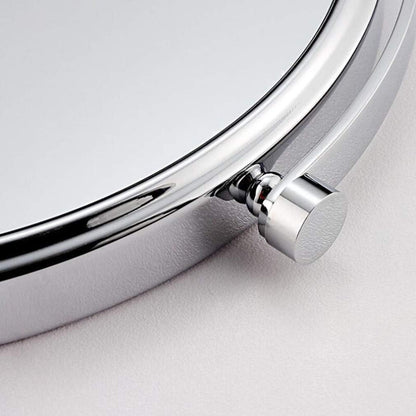 360° Wall Mounted Double-Sided Magnifying Makeup & Shaving Mirror (1X/3X Zoom)