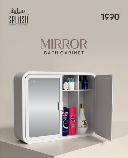 Splash Wall Mounted Bathroom Cabinet – 2 Door Storage Rack