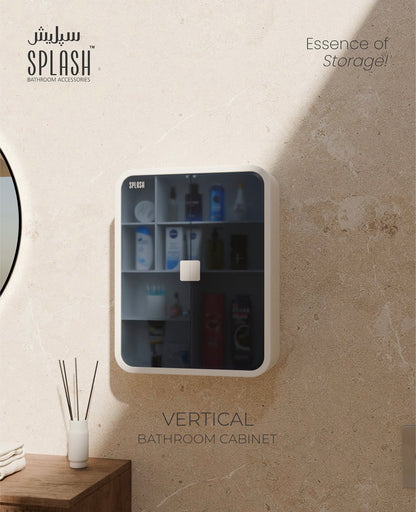 Splash Wall Mounted Bathroom Cabinet – 2 Door Storage Rack