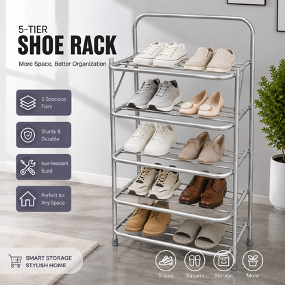 Multi-Layer Shoe Rack – 3/4/5 Tier Shoe Storage Organizer
